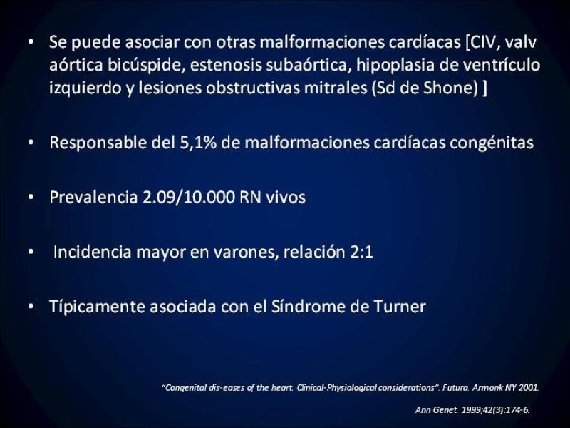 Diapositiva 4 de Coartación Aortica