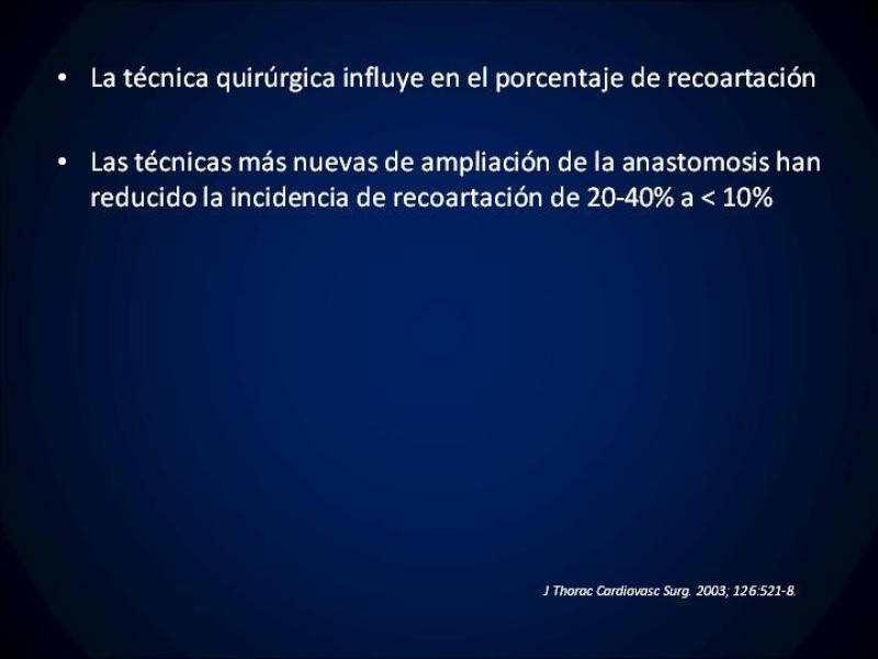 Diapositiva 26 de Coartación Aortica