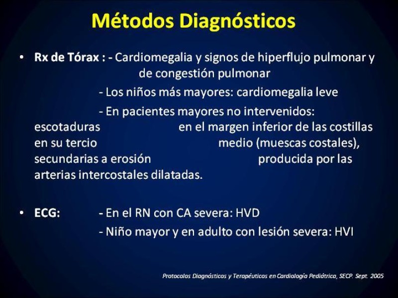 Diapositiva 8 de Coartación Aortica