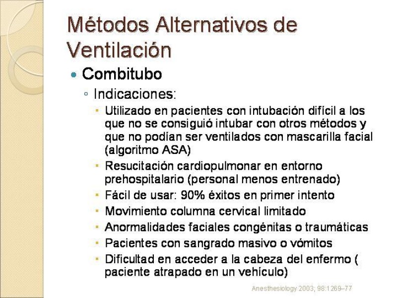 Diapositiva 13 de Manejo de la Vía Aérea Difícil