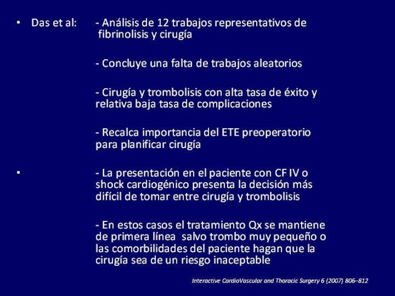 Diapositiva 43 de Trombosis de válvulas protésicas