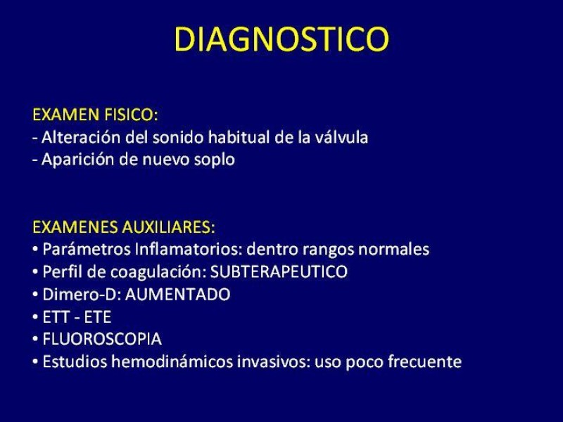 Diapositiva 16 de Trombosis de válvulas protésicas
