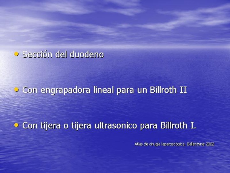 Diapositiva 13 de Gastrectomía Laparoscópica Pt. II