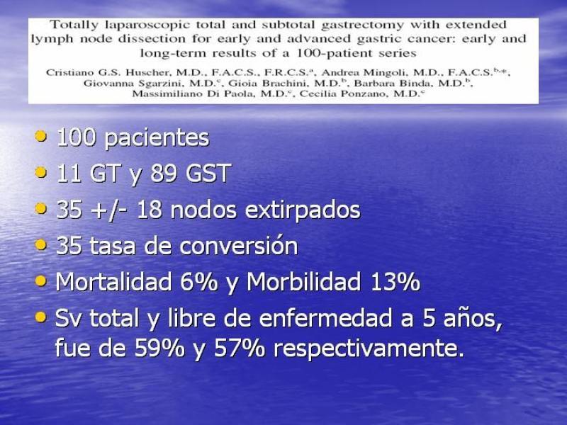 Diapositiva 50 de Gastrectomía Laparoscópica Pt. II