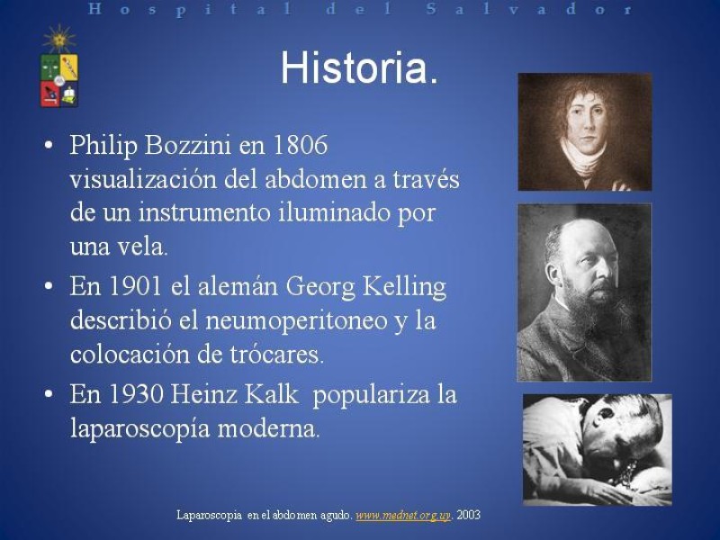 Diapositiva 3 de Laparoscopía Diagnóstica