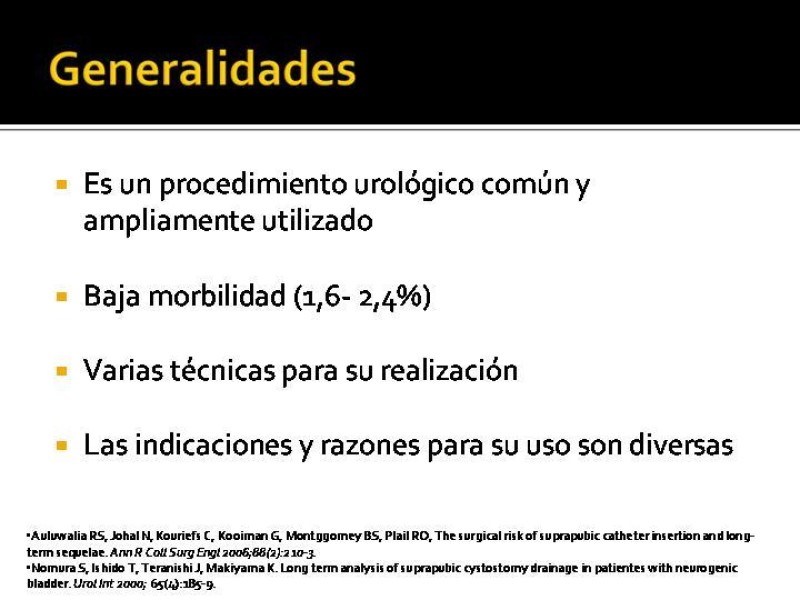 Diapositiva 2 de Cistostomías