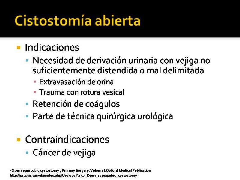 Diapositiva 9 de Cistostomías