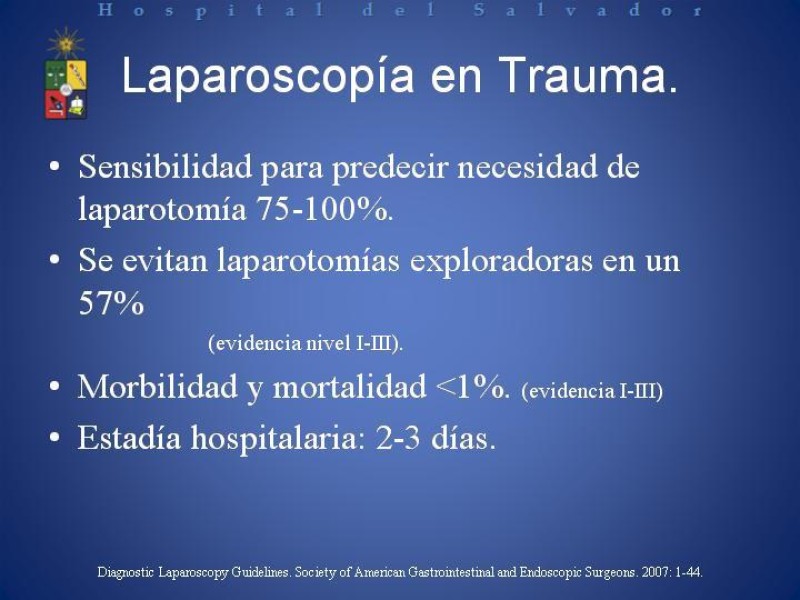 Diapositiva 11 de Laparoscopía Diagnóstica