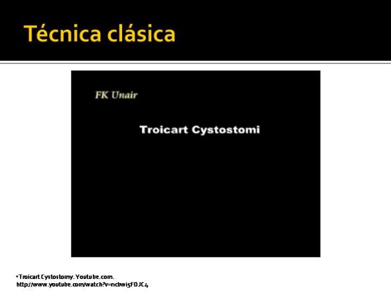 Diapositiva 7 de Cistostomías