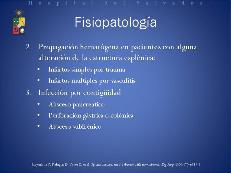 Diapositiva 9 de Abscesos Esplénicos