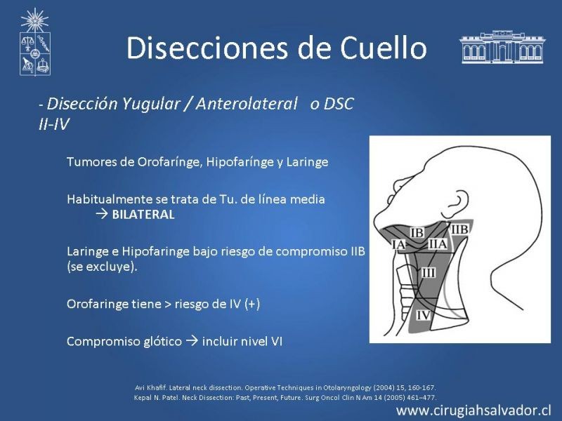 Diapositiva 18 de Disecciones ganglionares de cuello