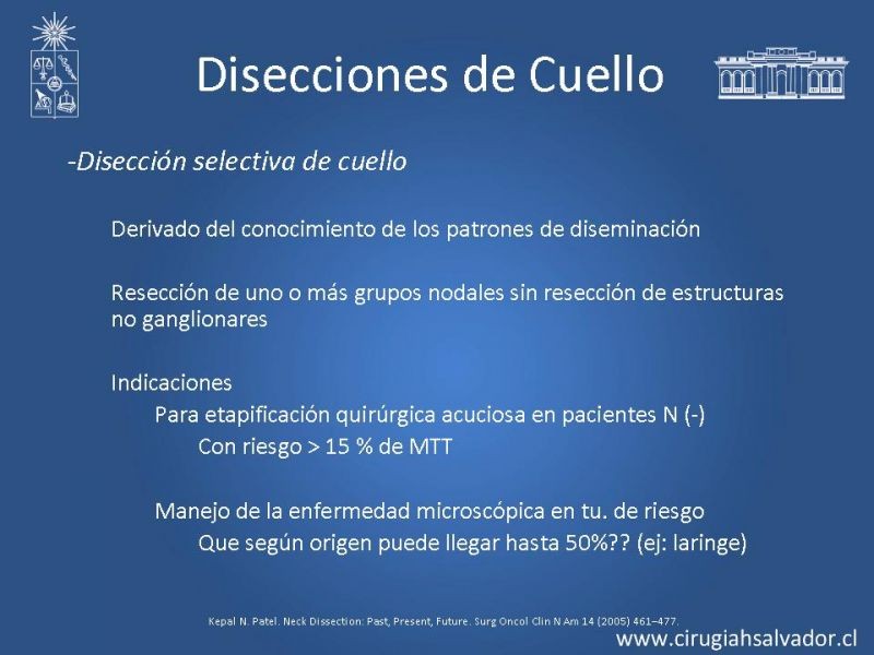 Diapositiva 16 de Disecciones ganglionares de cuello