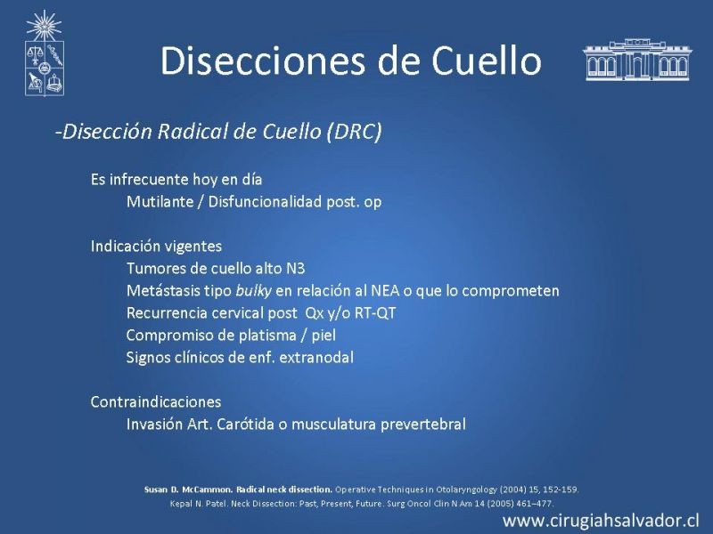 Diapositiva 12 de Disecciones ganglionares de cuello
