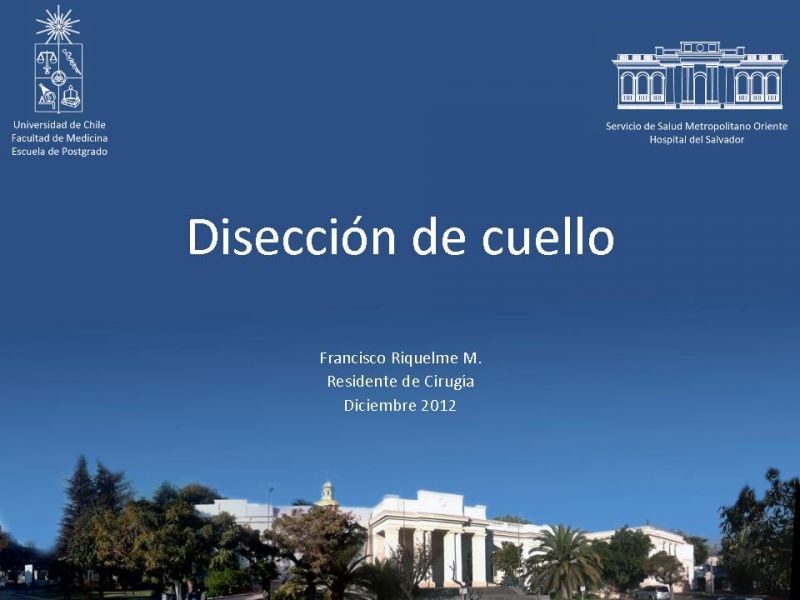 Diapositiva 23 de Disecciones ganglionares de cuello