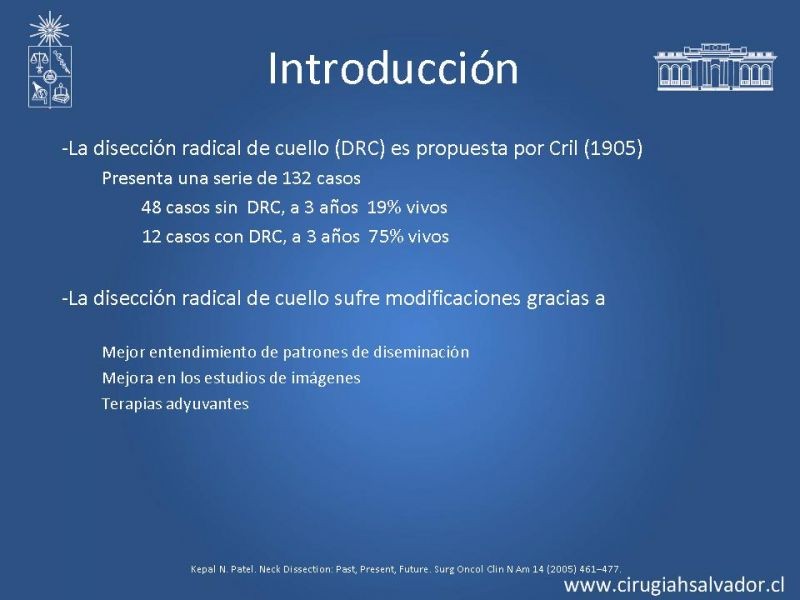 Diapositiva 2 de Disecciones ganglionares de cuello