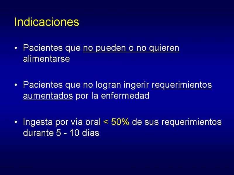 Diapositiva 5 de Nutrición Enteral