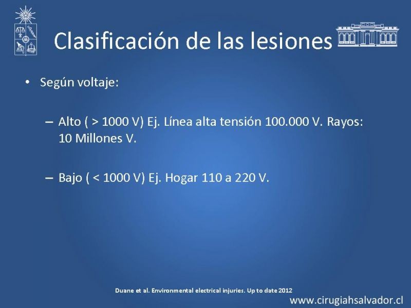 Diapositiva 16 de Lesiones Eléctricas Severas