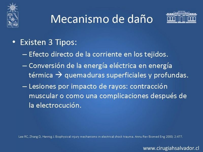 Diapositiva 11 de Lesiones Eléctricas Severas