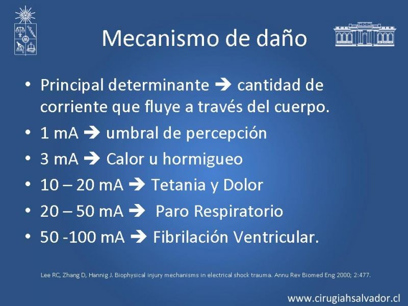 Diapositiva 12 de Lesiones Eléctricas Severas
