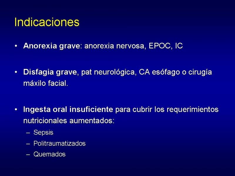 Diapositiva 6 de Nutrición Enteral