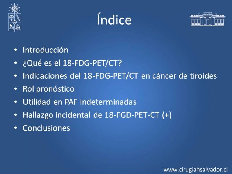 Diapositiva 1 de Utilidad de PET en cáncer de tiroides