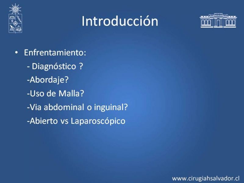 Diapositiva 3 de Enfrentamiento de la Hernia Inguinal Estrangulada