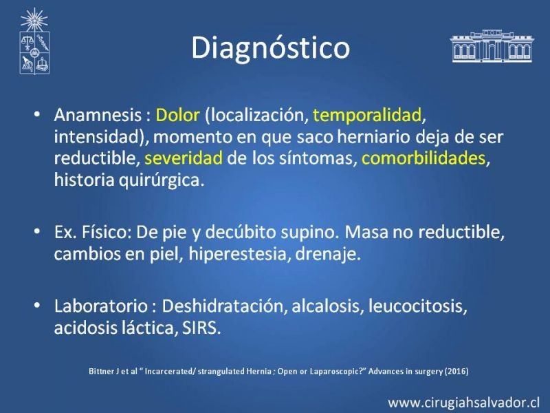 Diapositiva 4 de Enfrentamiento de la Hernia Inguinal Estrangulada