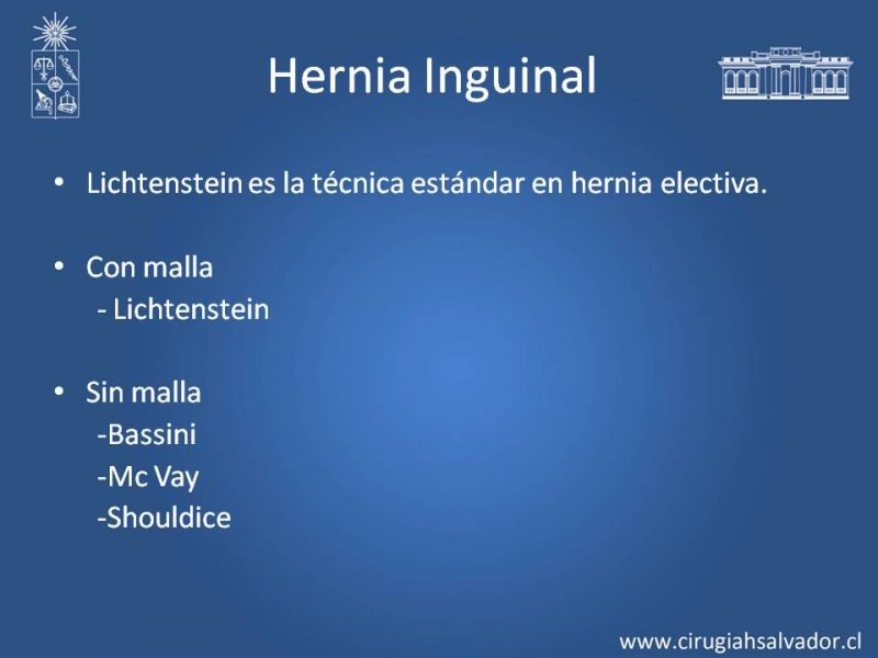 Diapositiva 8 de Enfrentamiento de la Hernia Inguinal Estrangulada