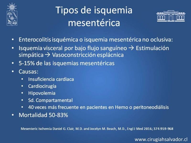 Diapositiva 10 de Isquemia mesentérica