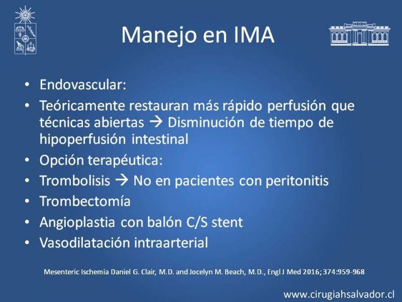 Diapositiva 19 de Isquemia mesentérica