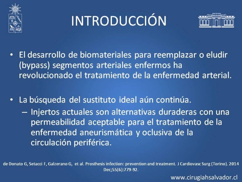 Diapositiva 2 de Infección de prótesis vasculares