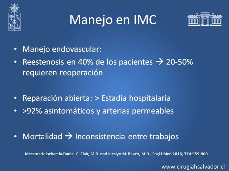 Diapositiva 30 de Isquemia mesentérica