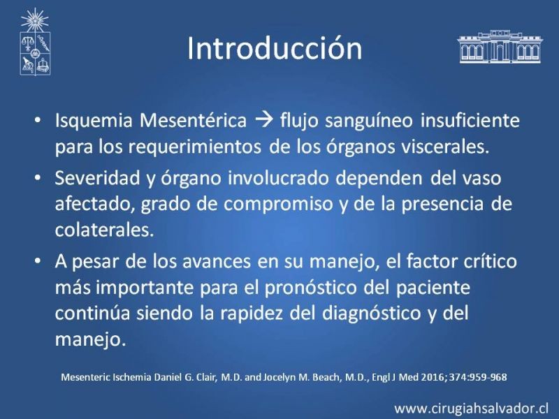 Diapositiva 1 de Isquemia mesentérica