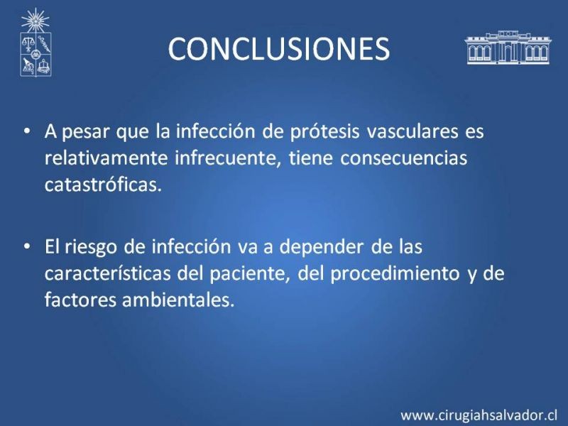 Diapositiva 42 de Infección de prótesis vasculares