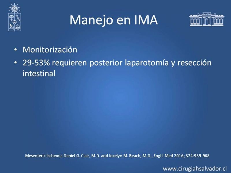 Diapositiva 20 de Isquemia mesentérica