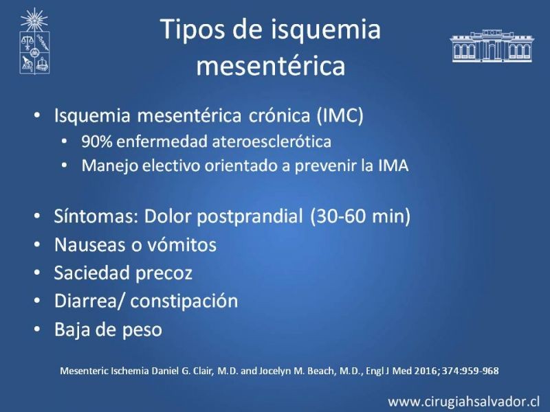 Diapositiva 7 de Isquemia mesentérica