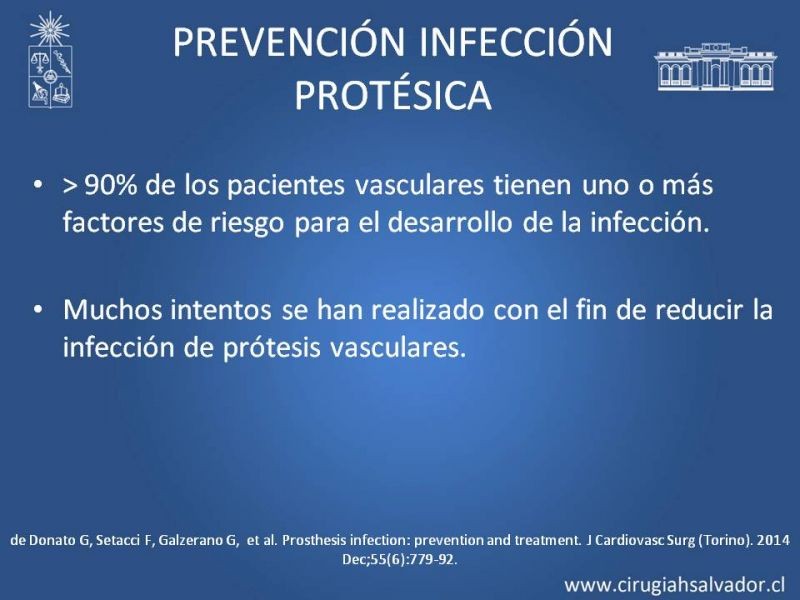 Diapositiva 20 de Infección de prótesis vasculares
