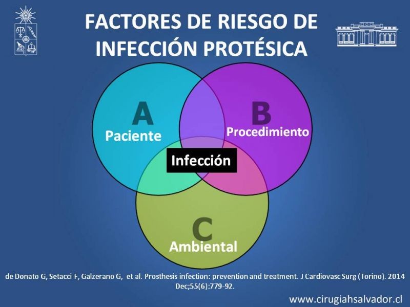 Diapositiva 13 de Infección de prótesis vasculares