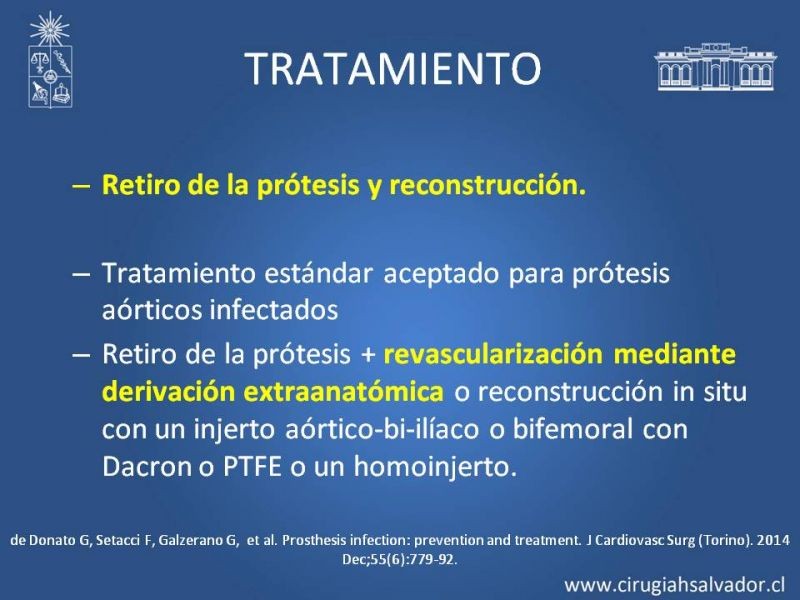 Diapositiva 37 de Infección de prótesis vasculares