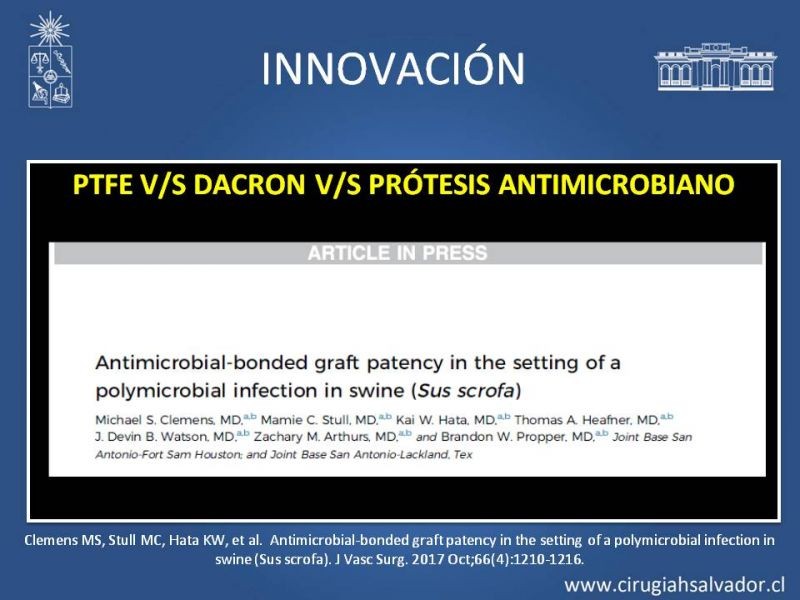 Diapositiva 38 de Infección de prótesis vasculares