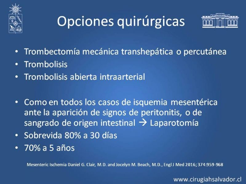 Diapositiva 34 de Isquemia mesentérica