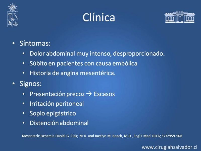 Diapositiva 9 de Isquemia mesentérica