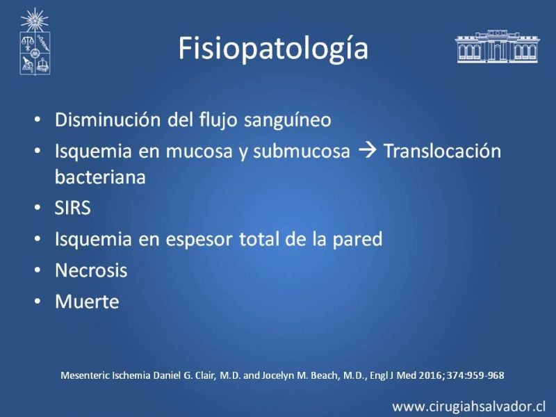 Diapositiva 5 de Isquemia mesentérica