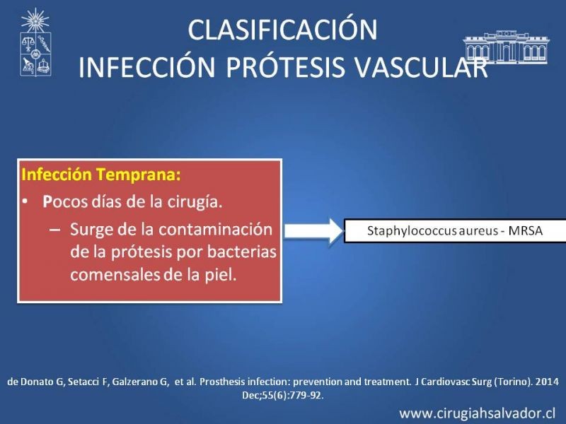 Diapositiva 25 de Infección de prótesis vasculares