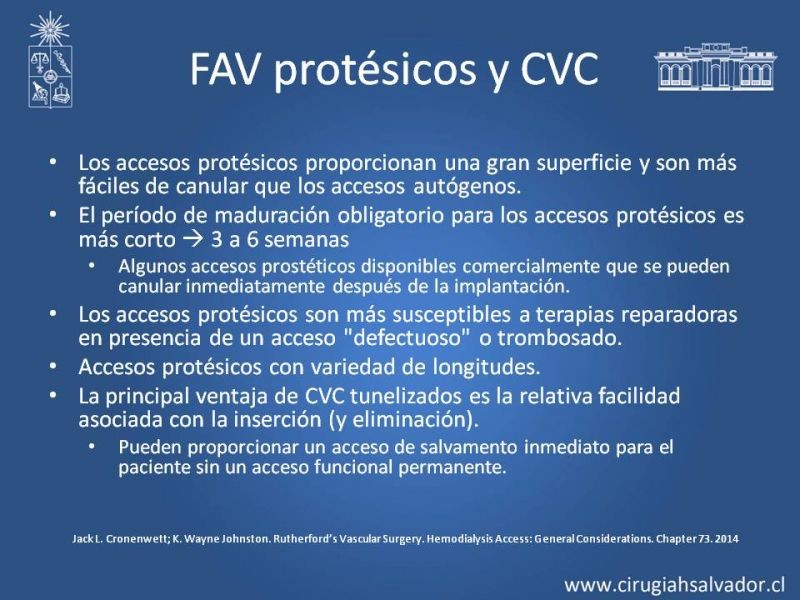 Diapositiva 12 de Acceso vasculares para Hemodiálisis