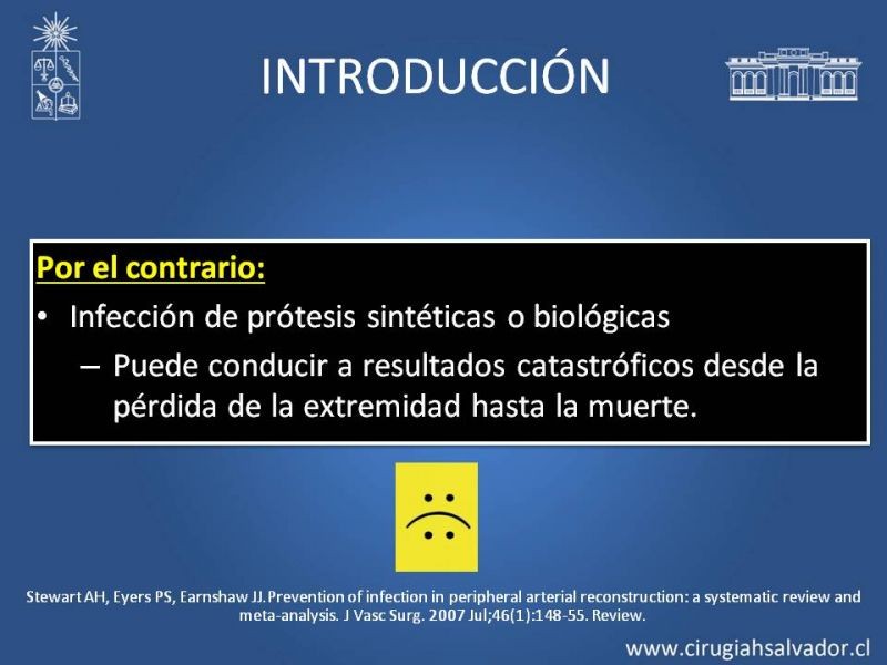 Diapositiva 8 de Infección de prótesis vasculares
