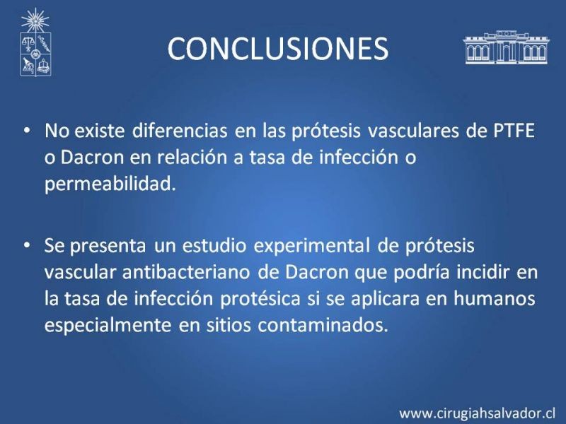 Diapositiva 45 de Infección de prótesis vasculares