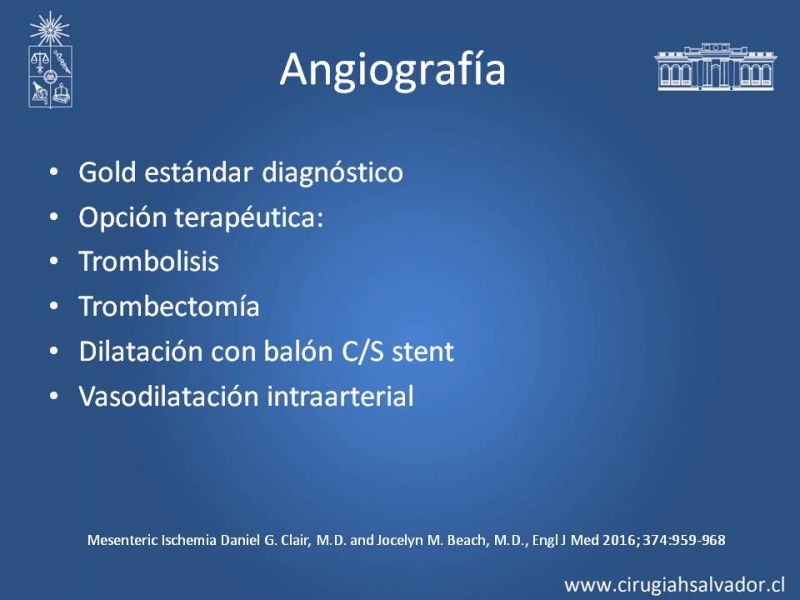 Diapositiva 17 de Isquemia mesentérica