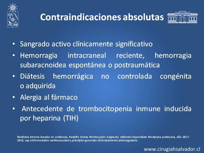 Diapositiva 7 de Anticoagulantes tradicionales y nuevos
