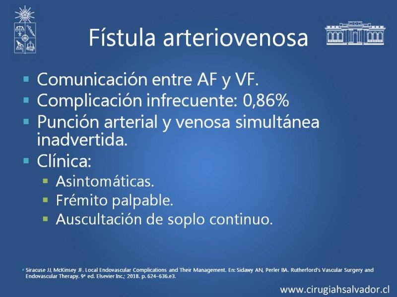 Diapositiva 9 de Complicaciones postoperatorias de abordajes quirúrgicos vasculares